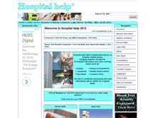Tablet Screenshot of hospitalhelp.co.uk